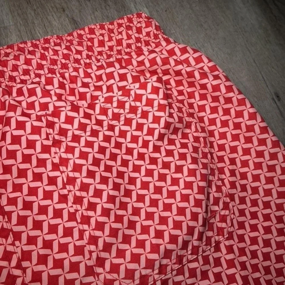 Goodfellow & Co Red Polka Dot Swim Trunks Size M Drawstring Board Shorts Summer